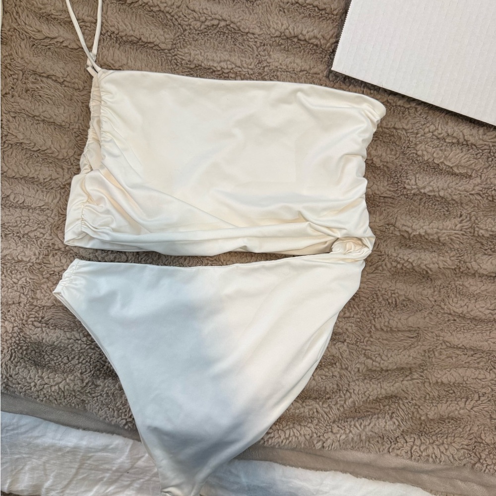 Superdown white bodysuit
